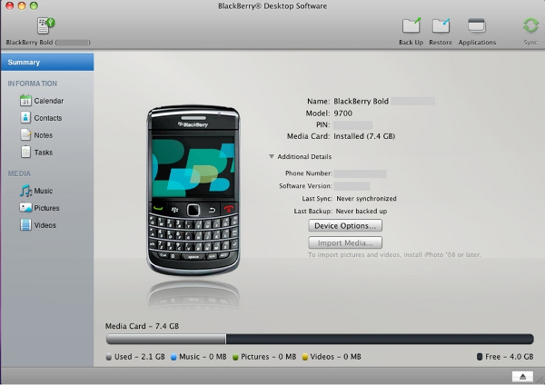 Blackberry Device Photo Recovery Software Mac